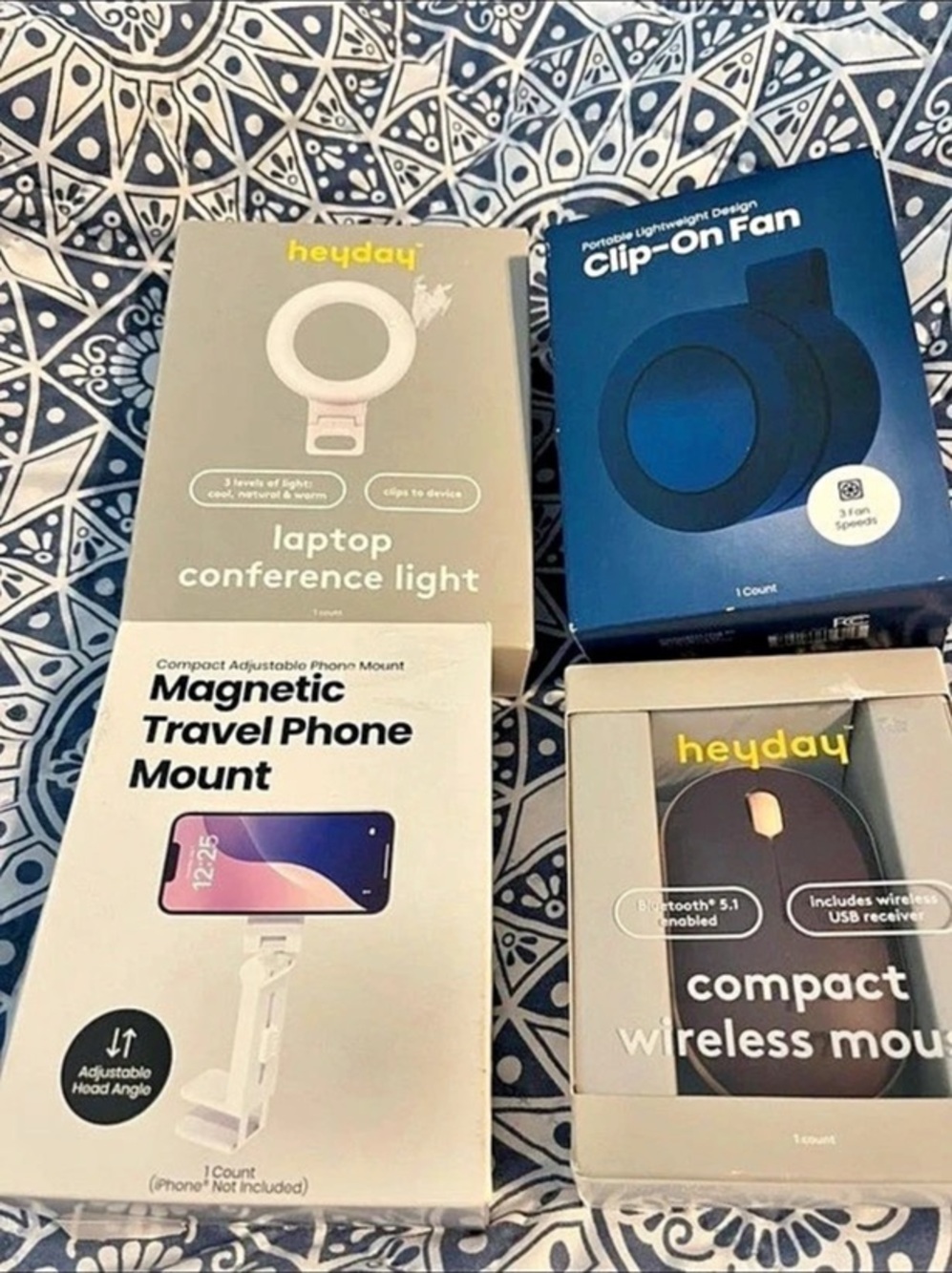 heyday Magnetic Travel Phone Mount & Accessories
4 piece accessories setq16